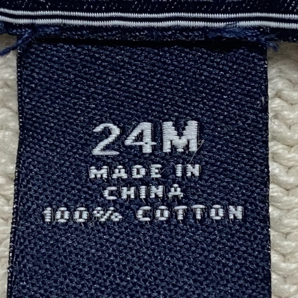 American Living Cream and‎ Red Holiday Cardigan Sweater Sz. 24M (Girls) - Picture 7 of 7